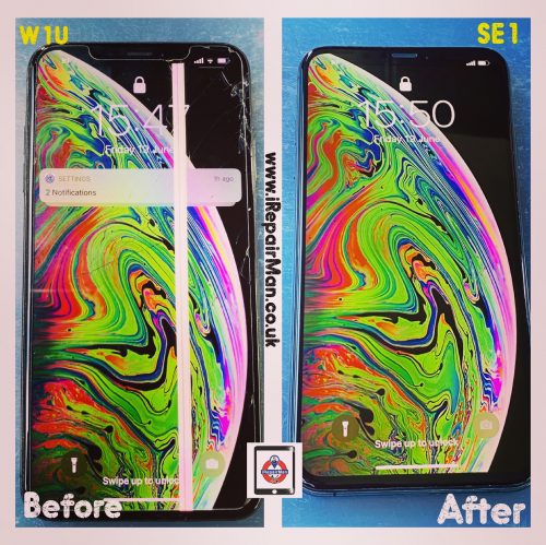 Mobile Technician fixed the iPhone XS Max in Mayfair at customer house