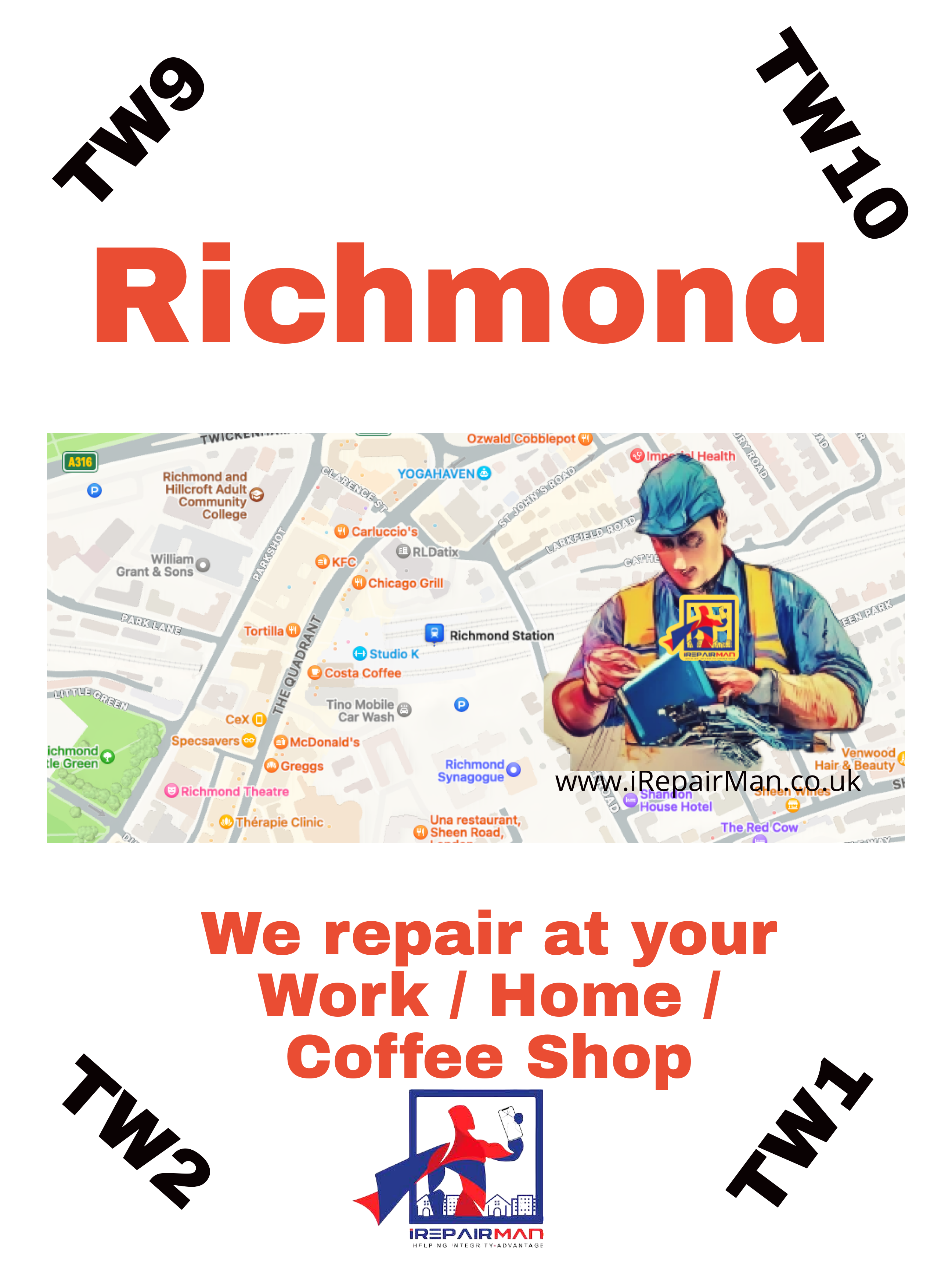 iPhone Repairs in Richmond, Phone screen repair in Richmond & Twickenham