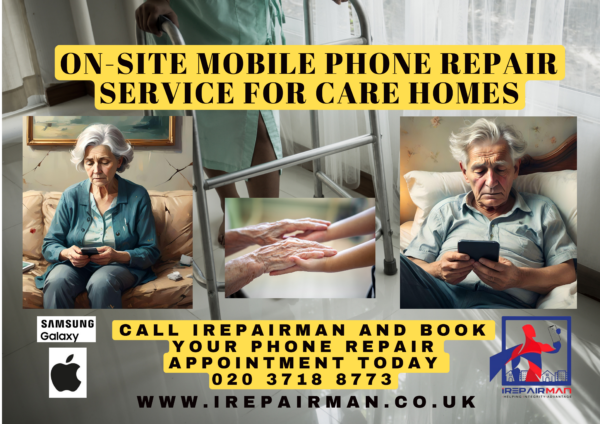 Care home onsite phone repair services