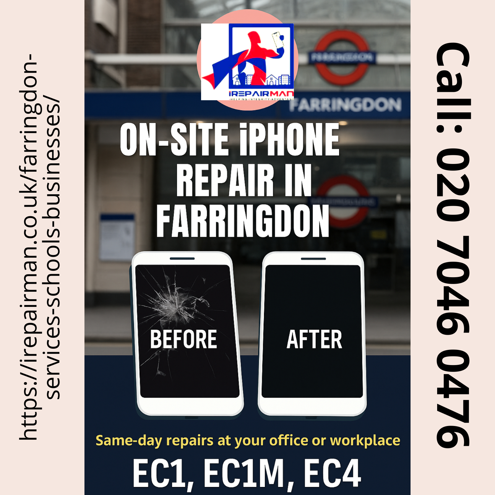 iPad Repair Services for Schools and Businesses in Farringdon