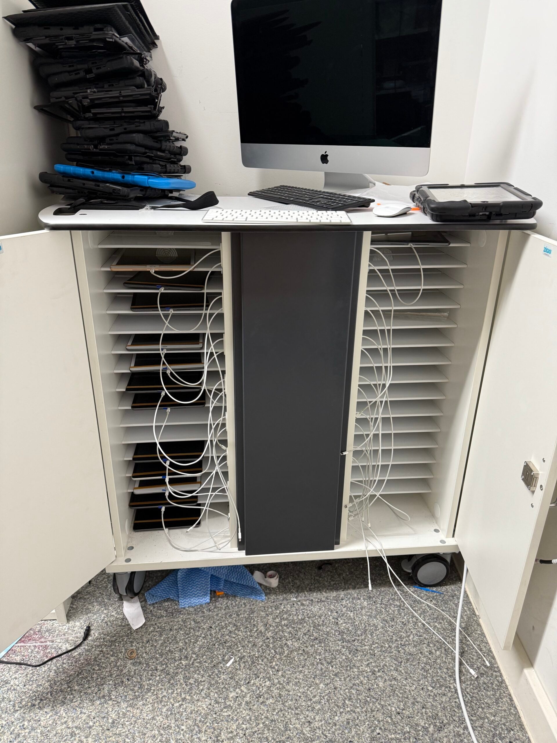 iPads lined for repair