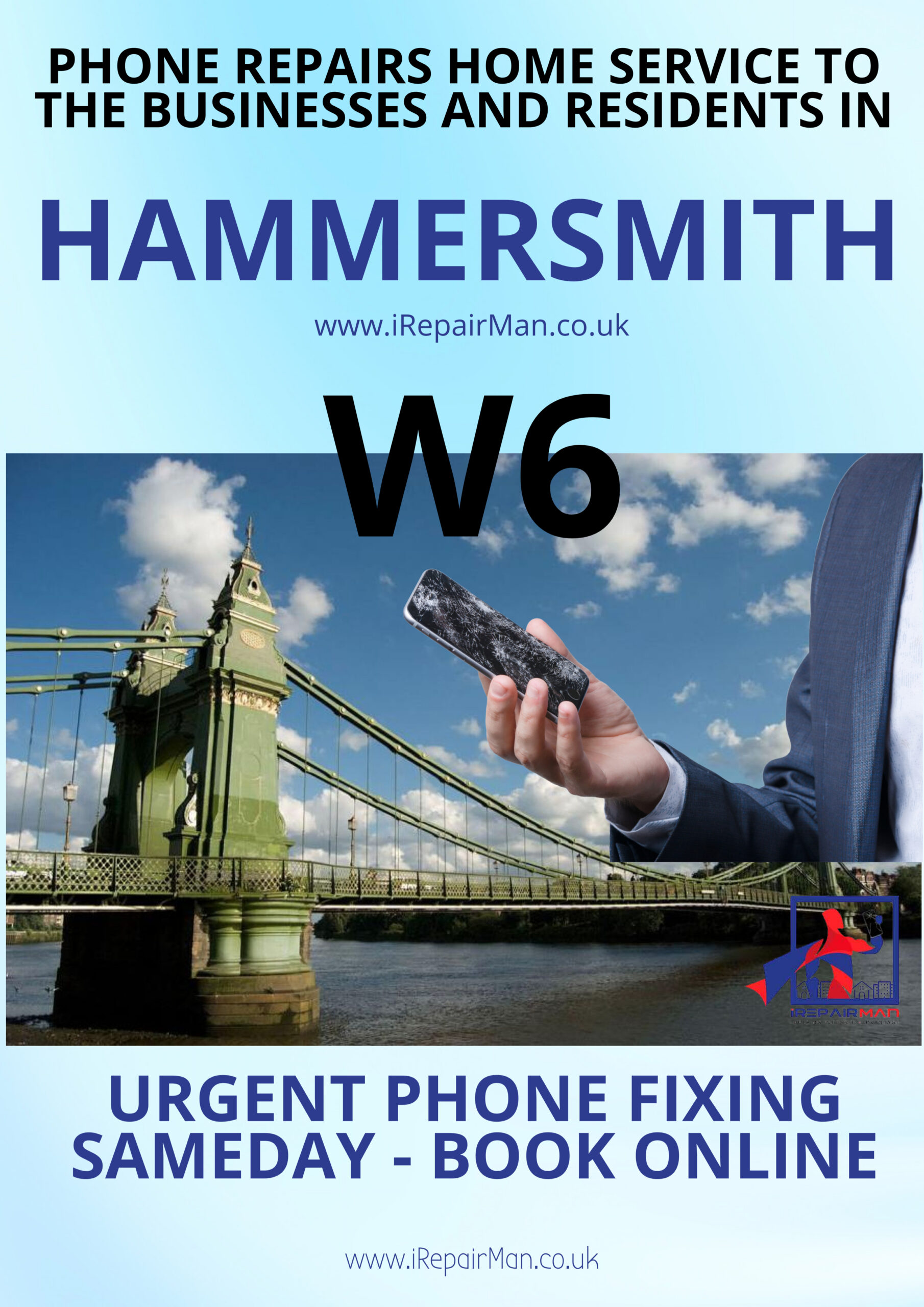 Hammersmith Poster W6 Bridge