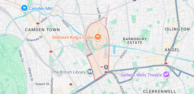 King's Cross Map