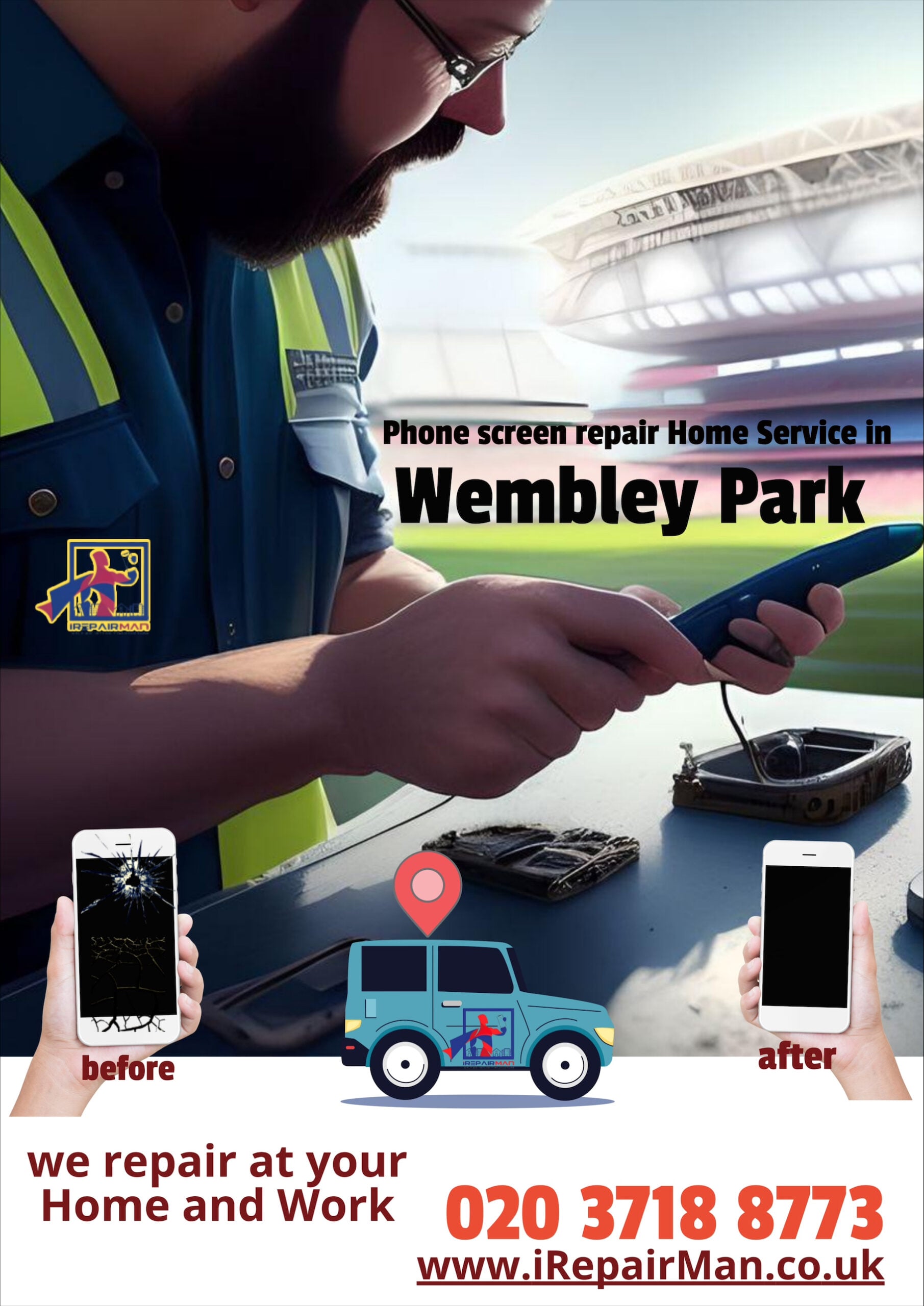 Wembley Park Stadium – iRepairMan serves visitors, residents and businesses