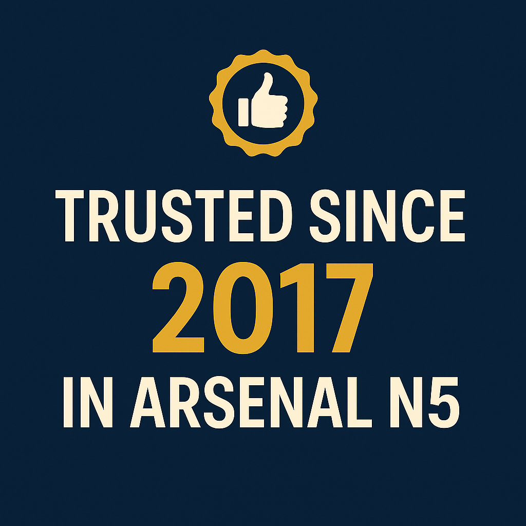 Trusted Since 2017 in Arsenal N5
