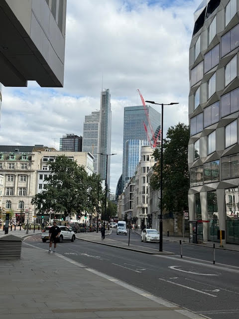 City of London view near Fore Street EC2Y — location of the on-site iPhone repair