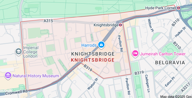 Knightsbridge map coverage for iRepairMan