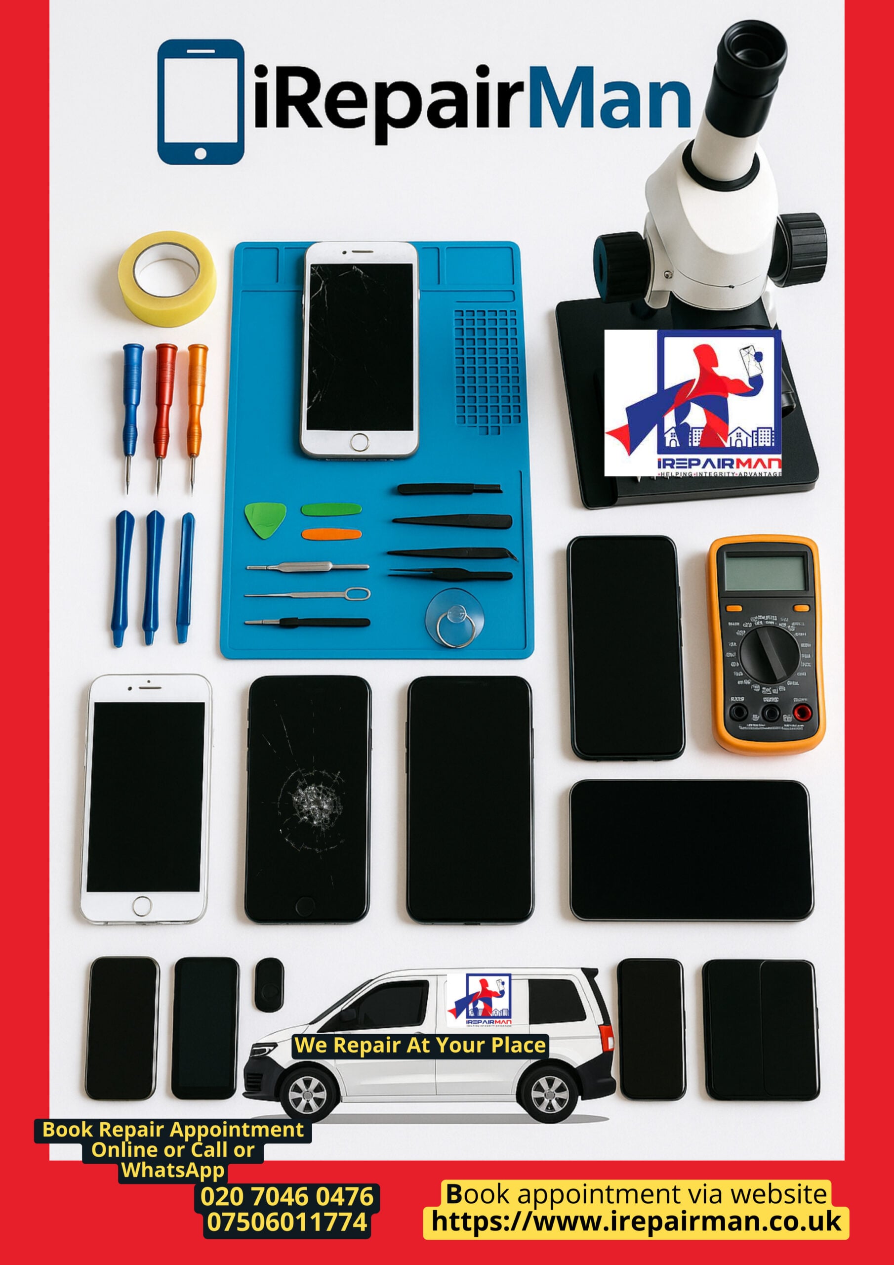 iRepairMan Workstation and Tools