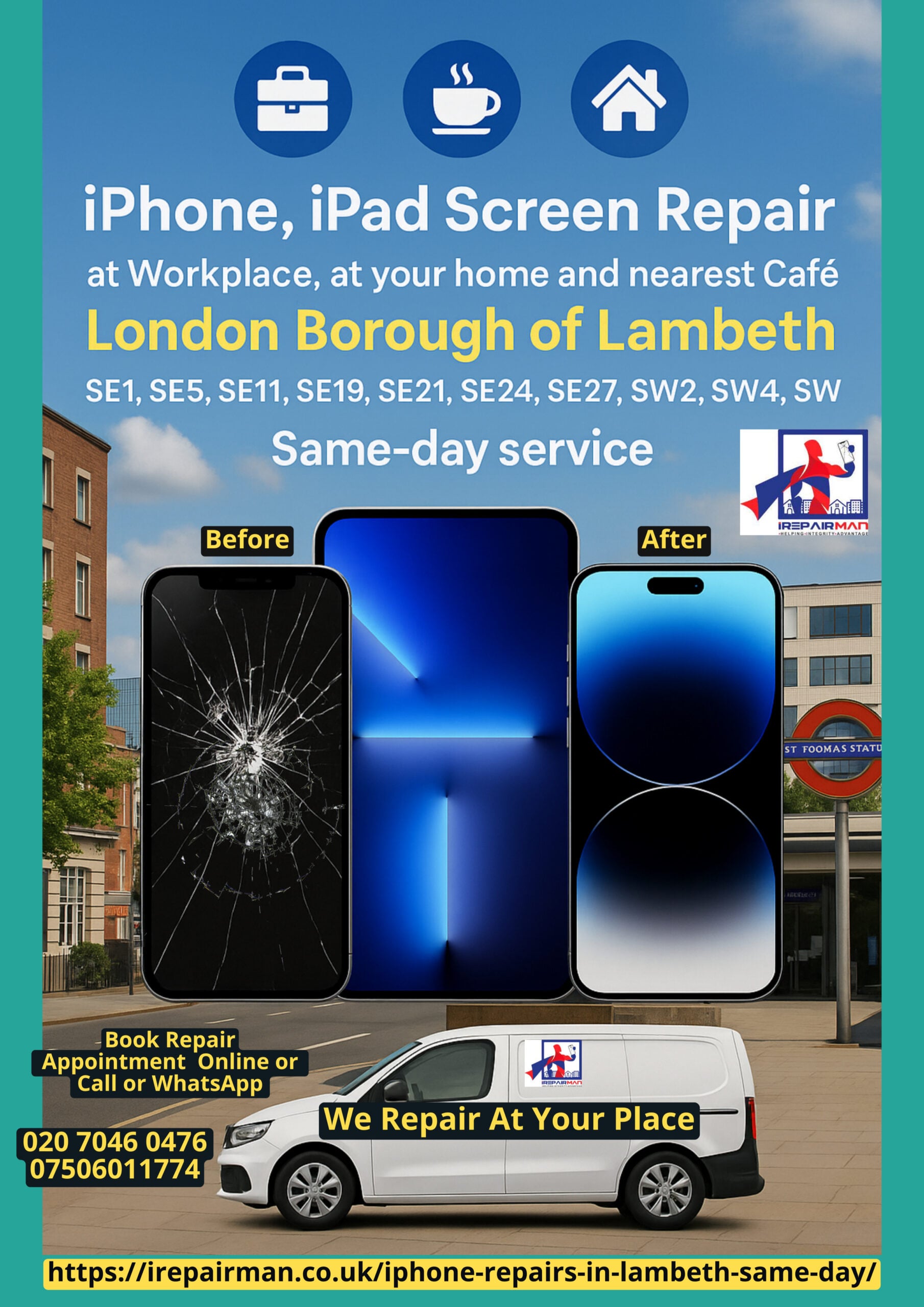 Featured image — iPhone & iPad Repairs in Lambeth