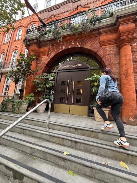 Entrance of Ember Locke Hotel Cromwell Road SW5 Kensington where iRepairMan repaired an iPhone 16 Pro