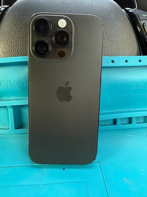 iPhone 16 Pro after successful back glass replacement by iRepairMan in NW10 London