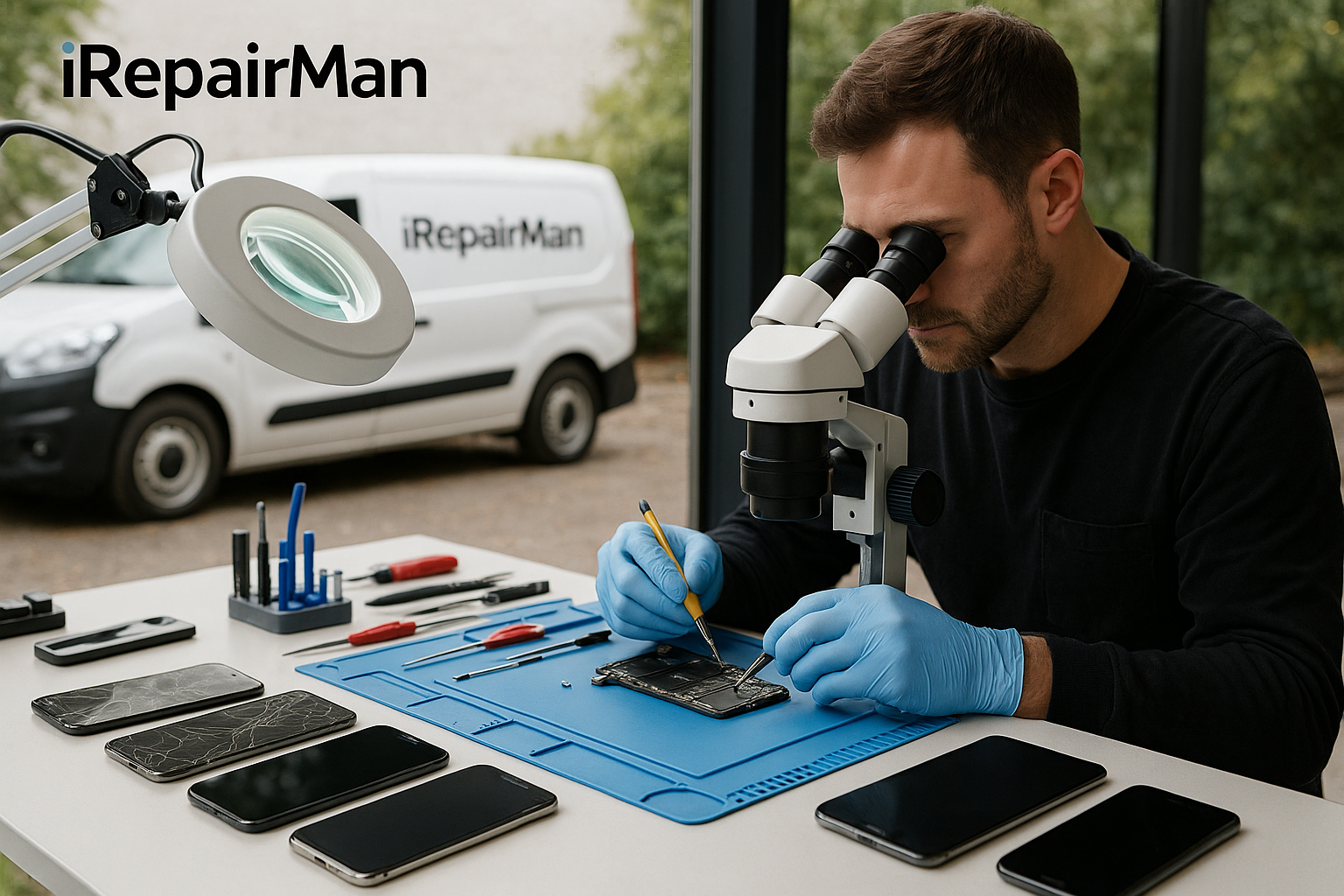 iRepairMan Workstation & Microscope Setup