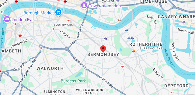 Bermondsey SE1 SE15 SE16 service area map for iRepairMan
