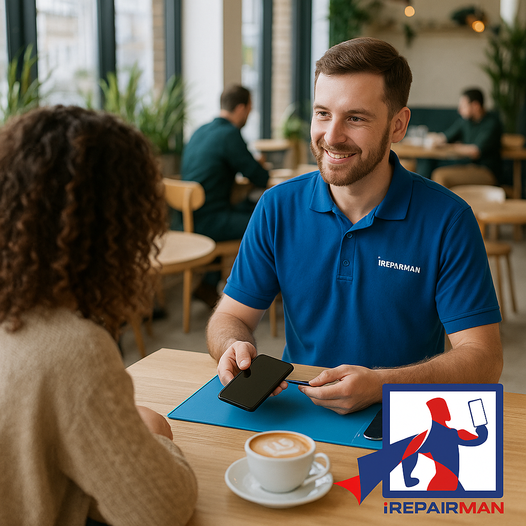 iRepairMan in café