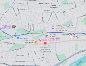 iPhone and iPad repair service coverage map near me for Chiswick Park Turnham Green Stamford Brook London W4 W6