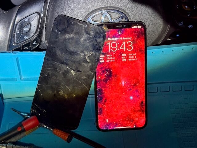 iPhone 12 Pro Max final after repair condition near Tower Bridge London