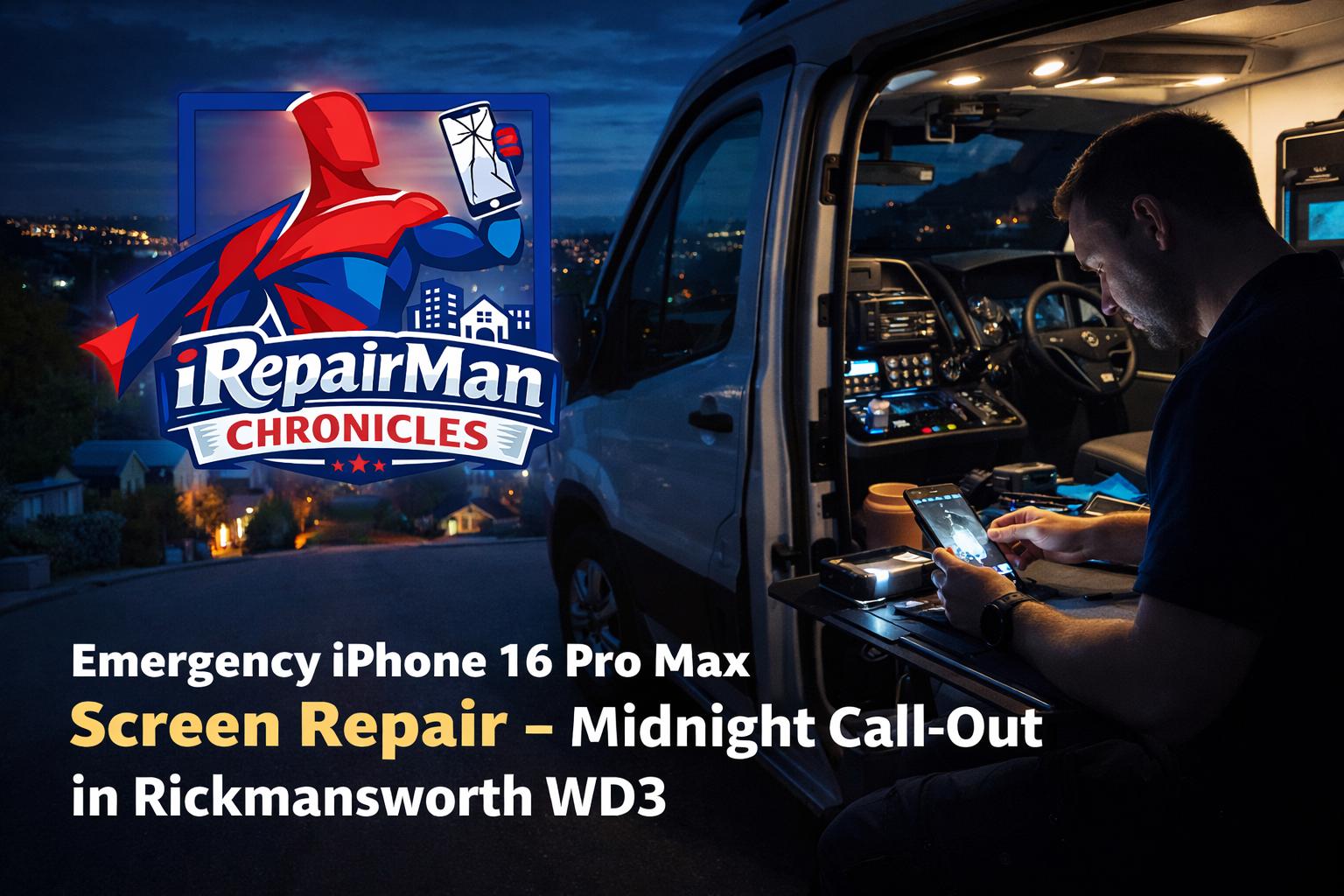 Emergency iPhone repair at home in Rickmansworth WD3