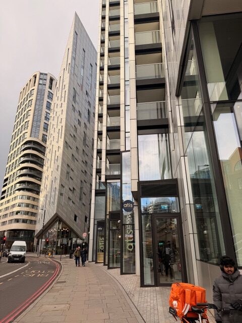 Old Street London surroundings near the client location for emergency mobile iPhone repair