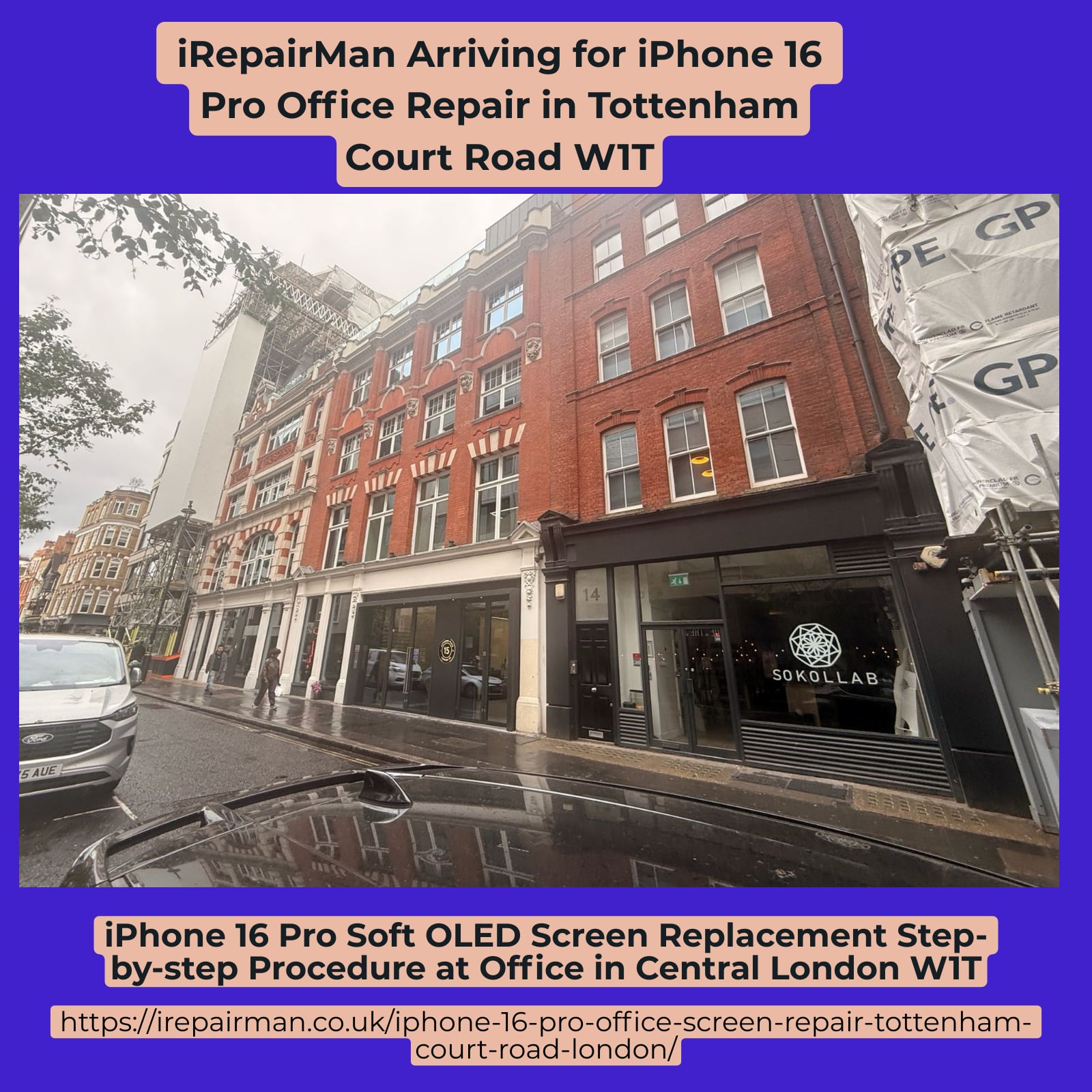 iPhone 16 Pro after repair