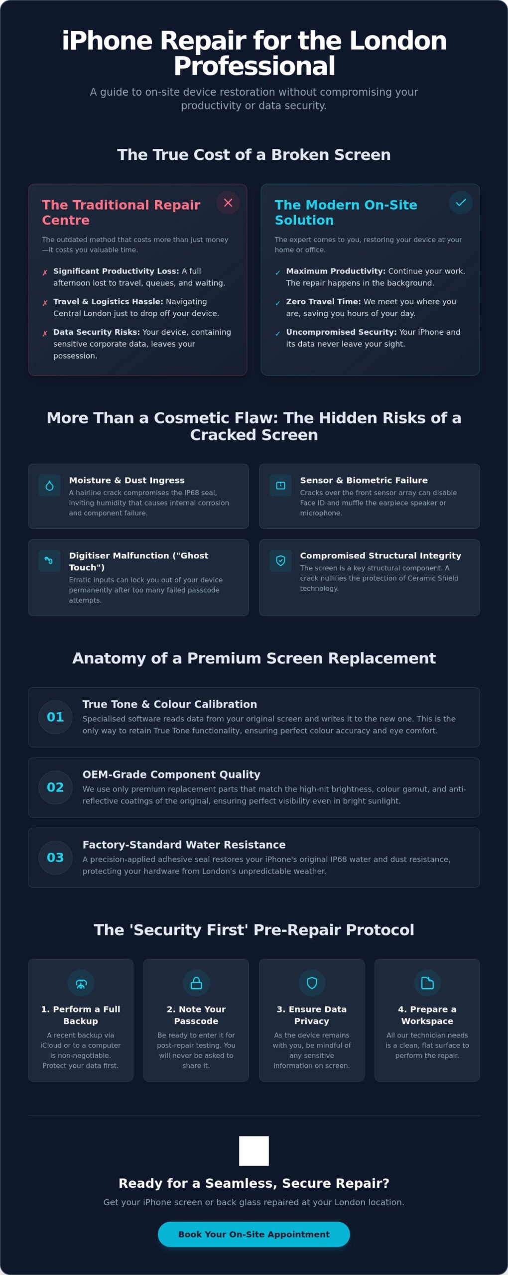 IPhone Screen Replacement London: The 2026 Professional Guide to On-Site Repairs