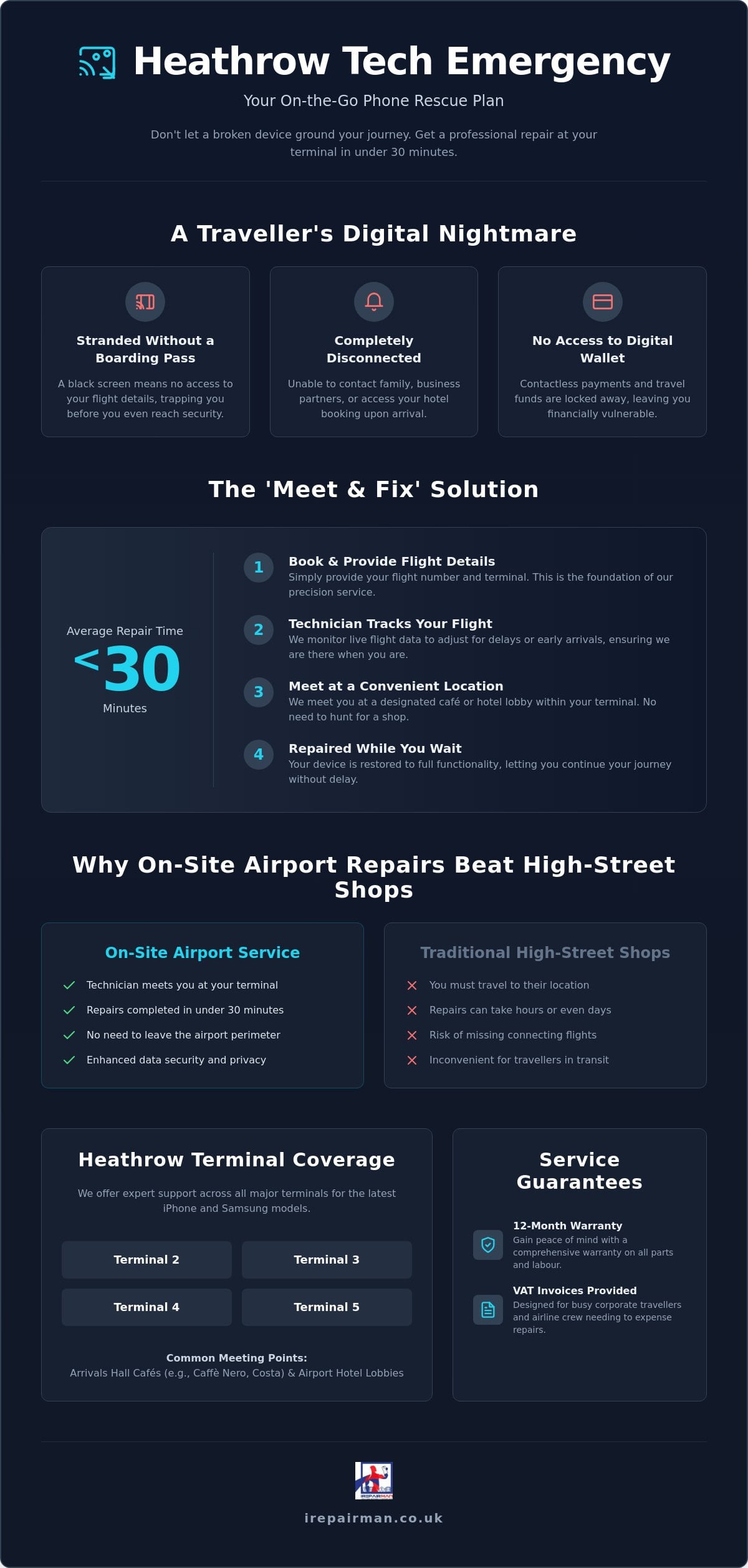 Emergency Phone Repair Heathrow Airport: Rapid On-Site Fixes for Travellers in 2026