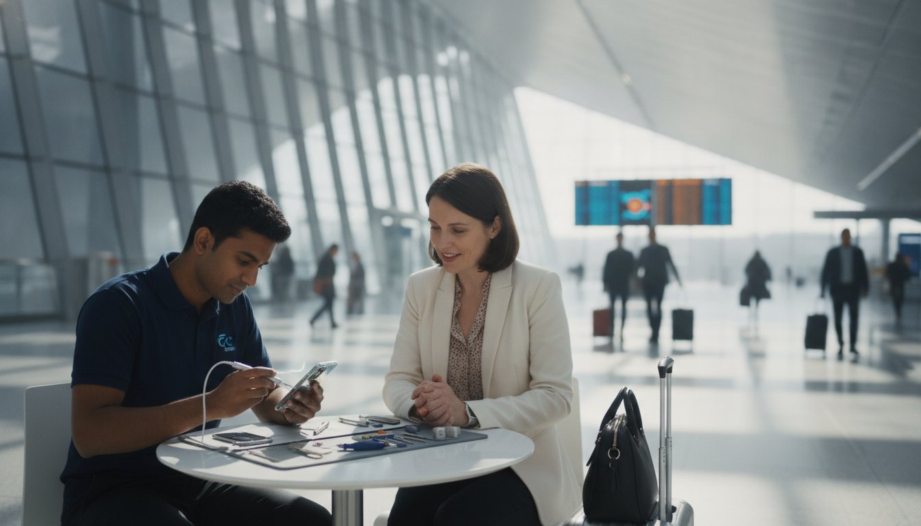 Emergency Phone Repair Heathrow Airport: Rapid On-Site Fixes for Travellers in 2026