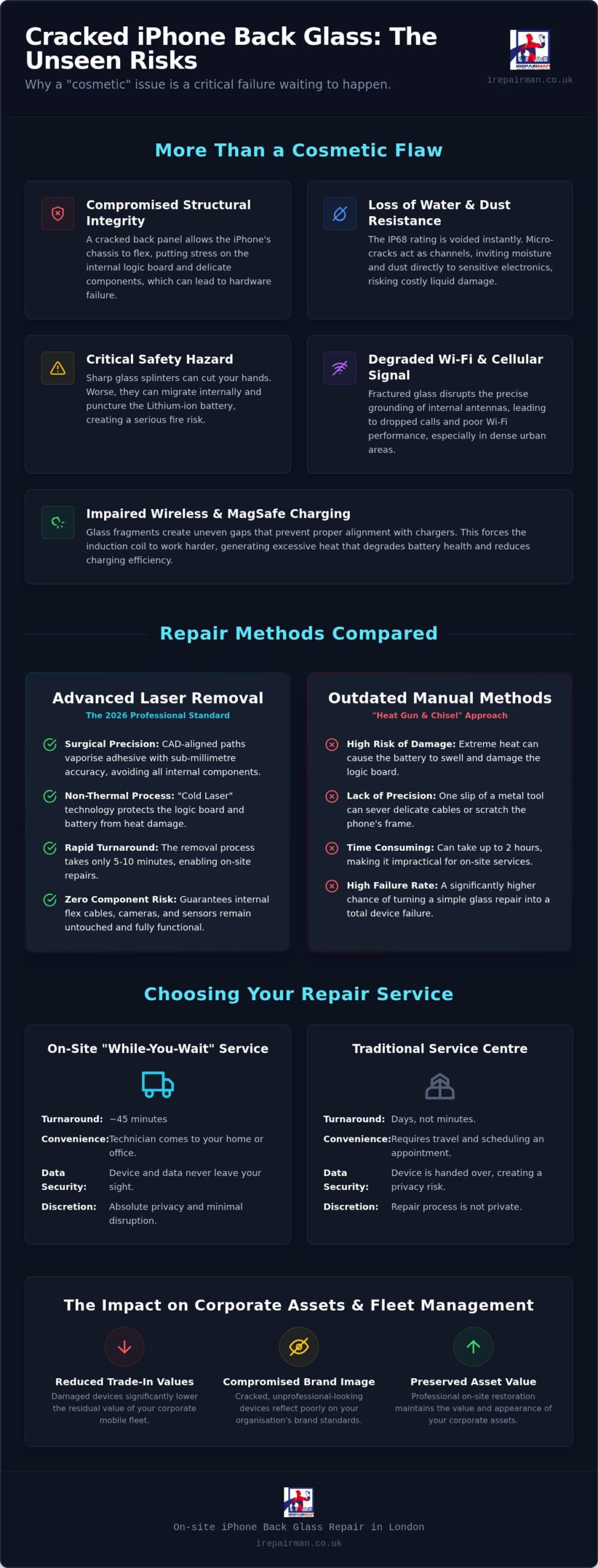 IPhone Back Glass Repair London: The 2026 Guide to Professional On-Site Fixes