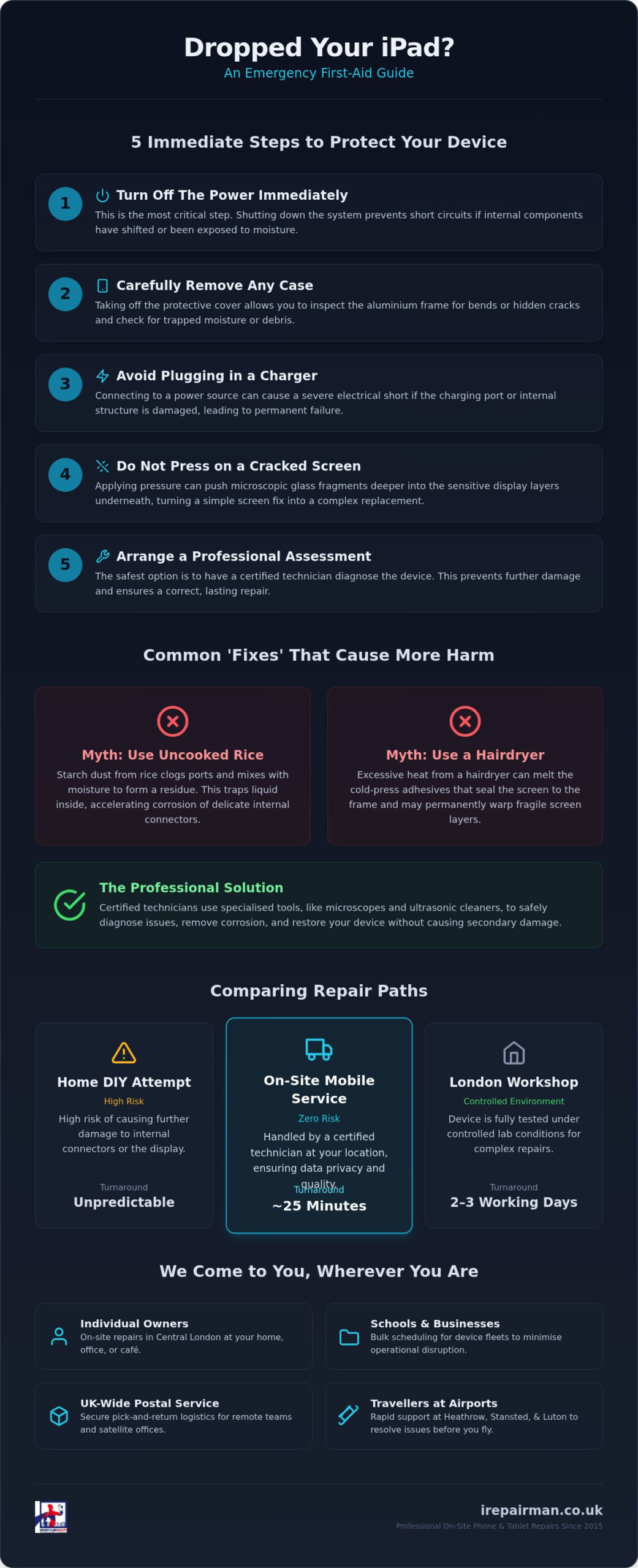 A Practical Guide on What to Do If You Drop Your iPad