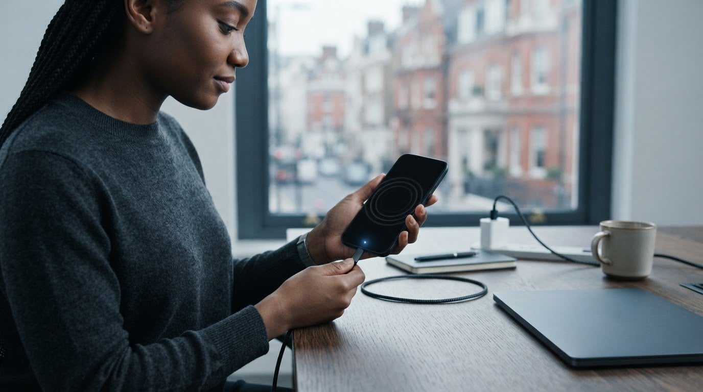 My phone screen is black but still on: what to try first