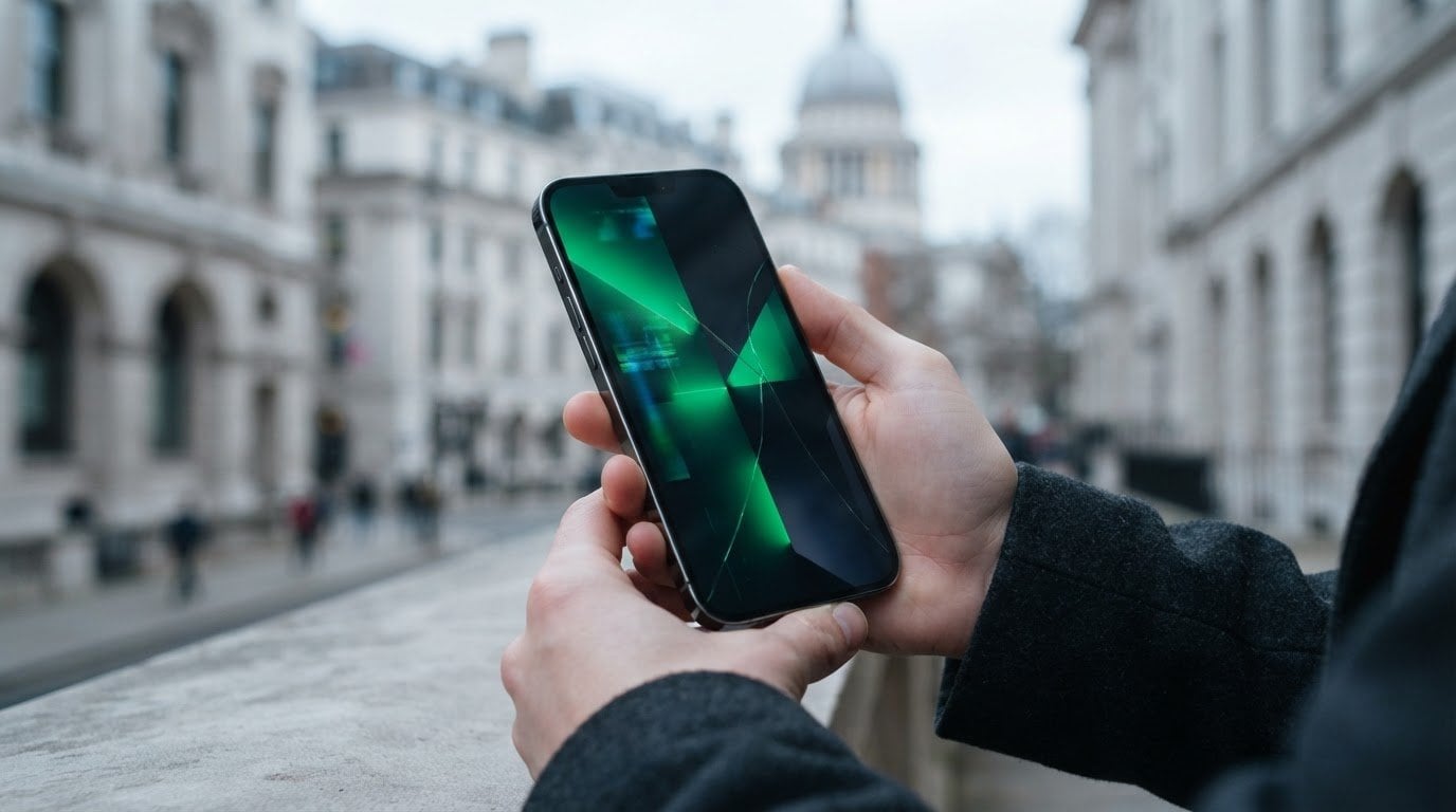 How to check whether a green flickering screen is caused by software or damage