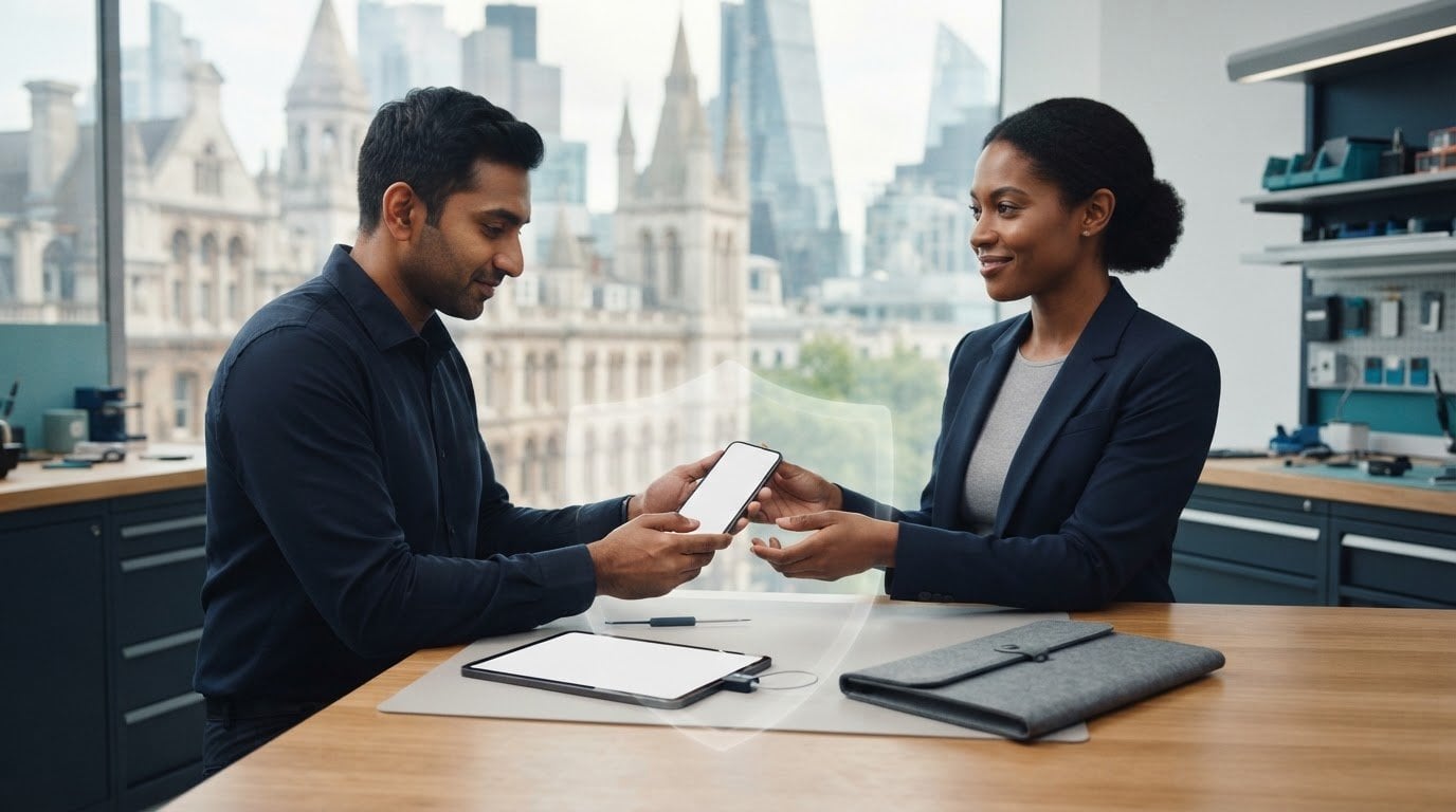 How to handle corporate repair devices securely