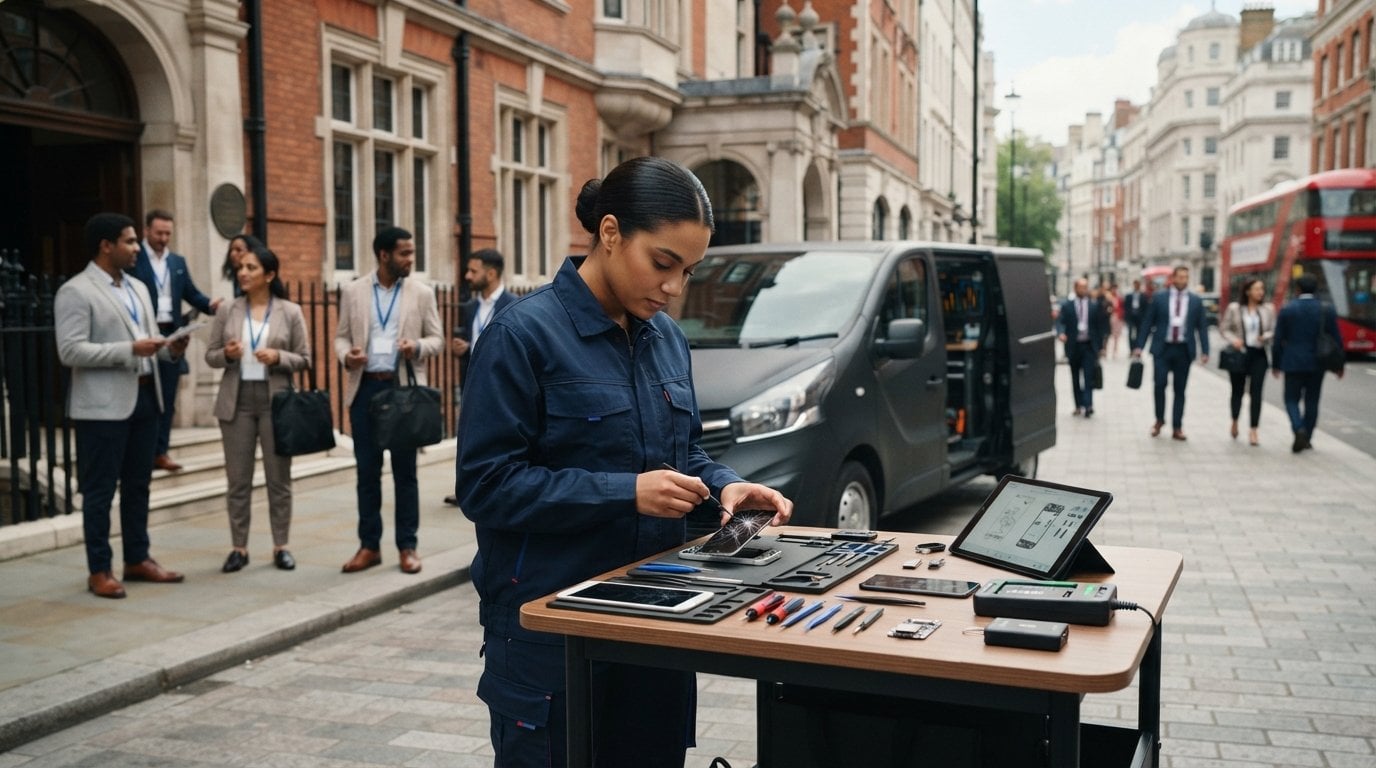On-site mobile repair for events across London