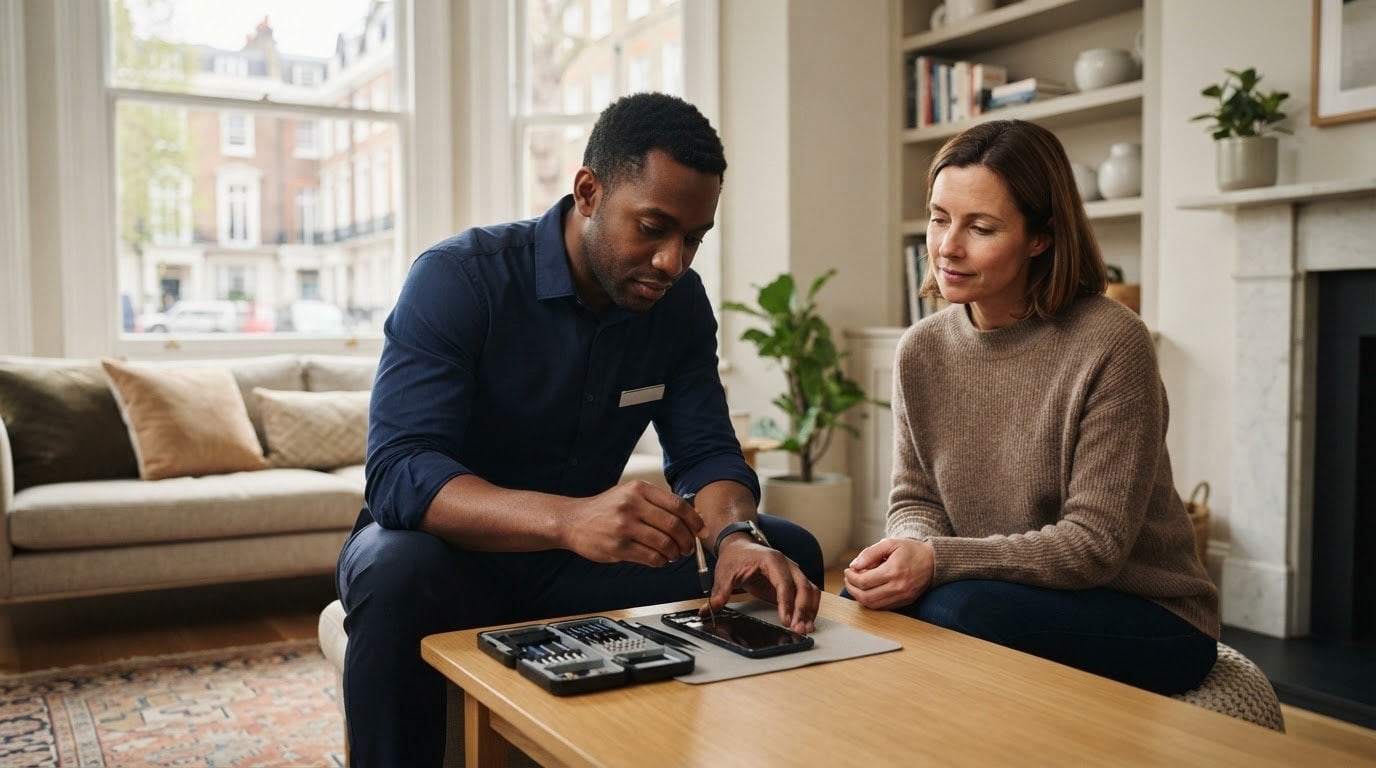 Qualified Mobile Phone Technician for London Home Visits